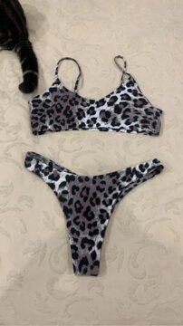 New Sexy Leopard Bikini Women Swimwear Female Swimsuit Two-pieces Bikini set Underwire Bather Bathing Suit review