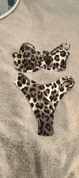 New Sexy Leopard Bikini Women Swimwear Female Swimsuit Two-pieces Bikini set Underwire Bather Bathing Suit review