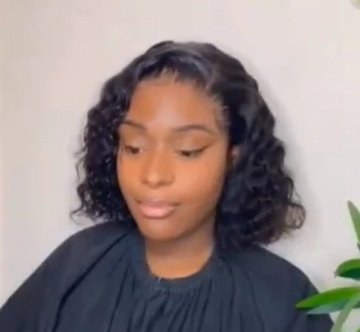 Nicelight Brazilian Water Wave Lace Front Wigs Remy Pre-Plucked Curly Lace Frontal Wigs Human Hair Wet And Wavy Short Bob Wigs review