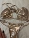 New PU Faux Leather Halter Mini Thong Bikini Female Swimsuit Women Swimwear Two-pieces Bikini set
