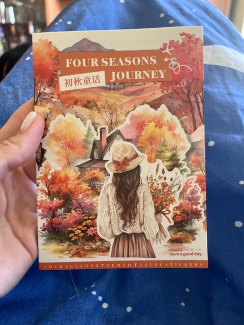 Four Seasons PET Adhesive Sticker Book