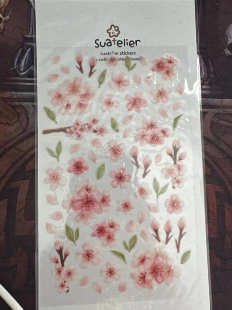 Korean Aesthetic Die-Cut Sticker Sheet