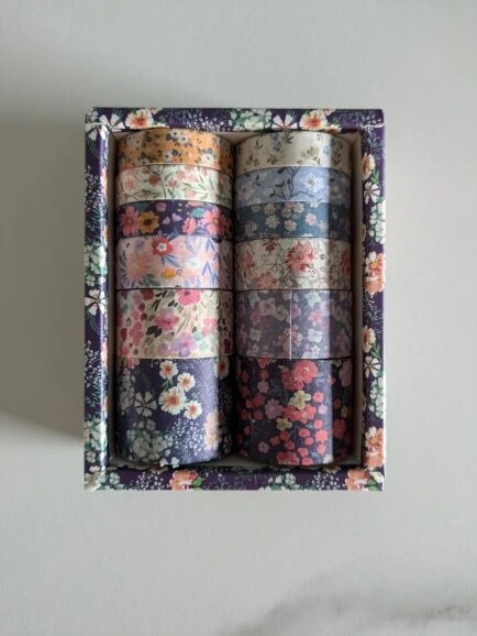 Floral Serenity Washi Tape Set