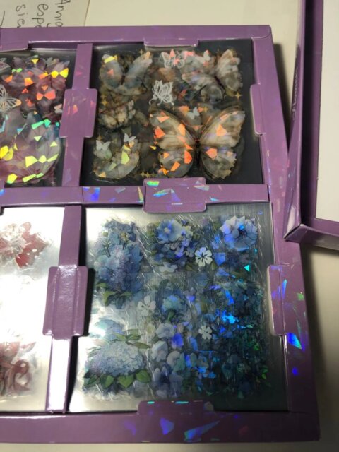 Holographic Fantasy Die-Cut Sticker Set