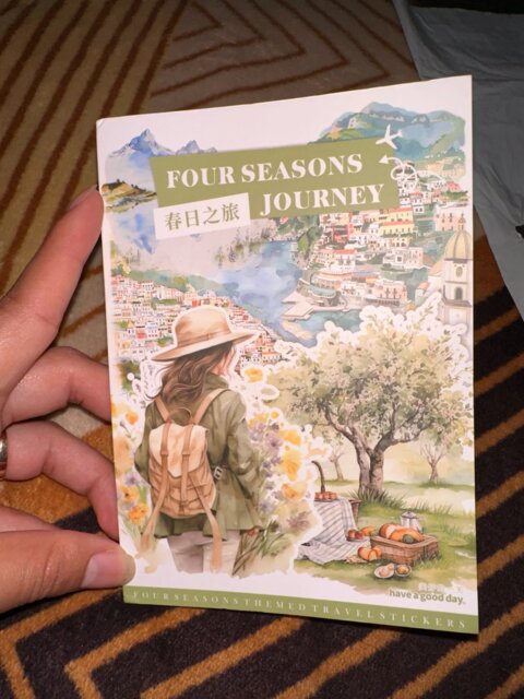 Four Seasons PET Adhesive Sticker Book