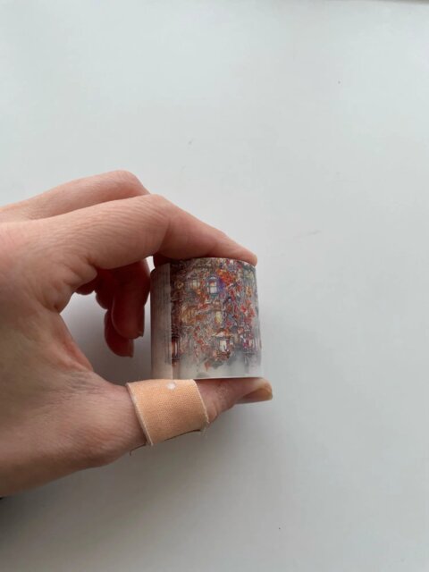Light Surround PET Adhesive Sticker Roll