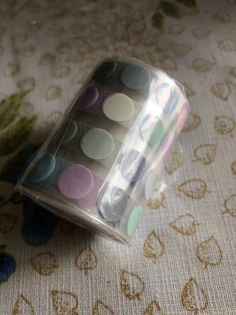 Pastel Dot Decorative Washi Tape Roll