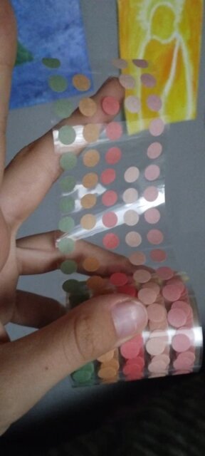 Pastel Dot Decorative Washi Tape Roll