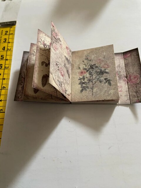 Mini Vintage Paper Books – 60 Double-Sided Sheets