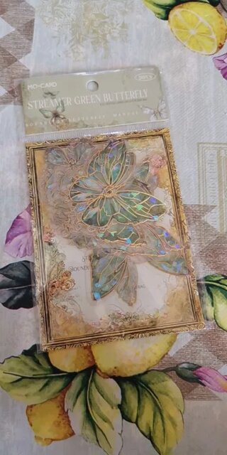 Holographic Butterfly Stickers