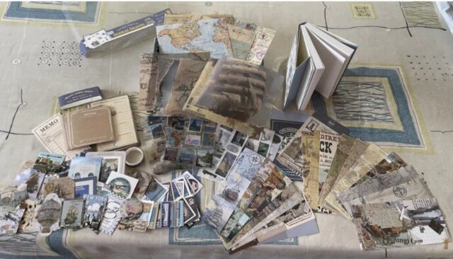 Global Travel Scrapbooking Box