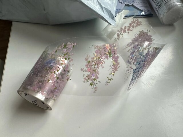 Botanical Whisper PET Sticker Roll