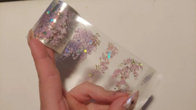 Botanical Whisper PET Sticker Roll