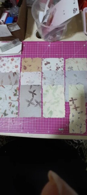 Vintage Botanical Textured Paper Set