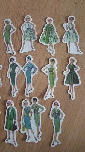 Retro Fashion Washi Stickers