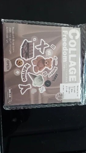 Collage Freedom Deco Sticker Book