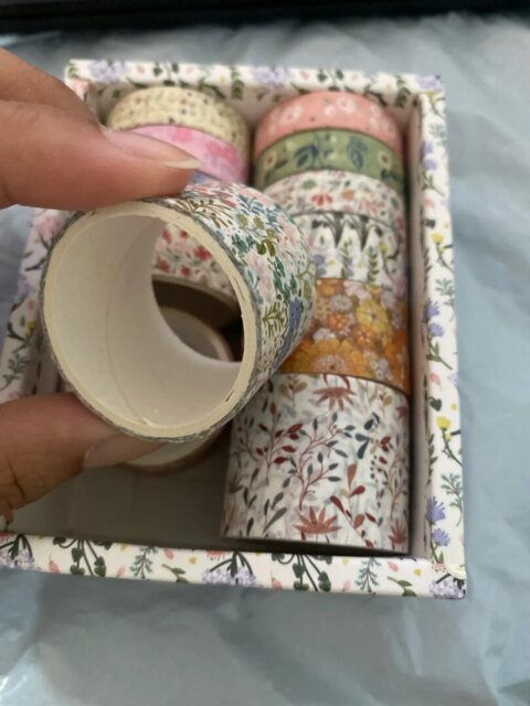 Floral Serenity Washi Tape Set