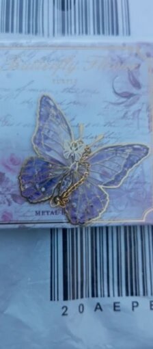 Enchanted Butterfly Metal Bookmark