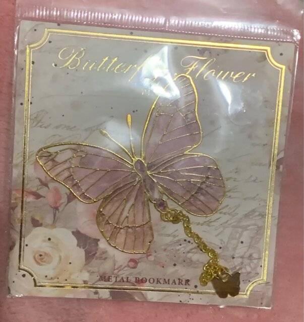 Enchanted Butterfly Metal Bookmark