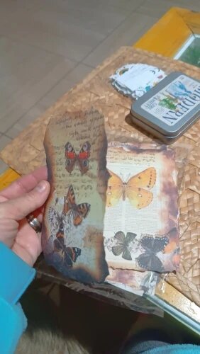 Vintage Burnt Edge Decorative Paper Set