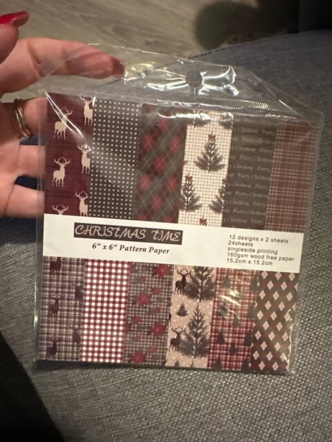 Rustic Christmas Charm Paper Pack