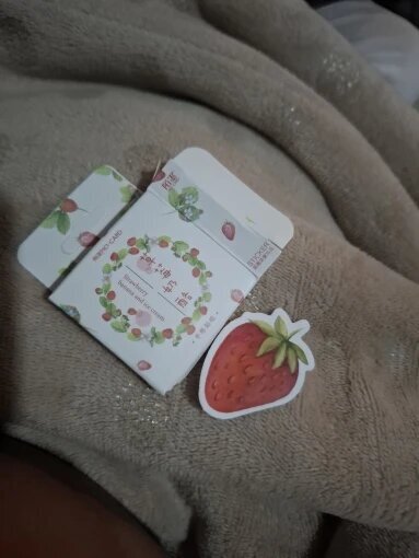 Strawberry-Themed Sticker Set
