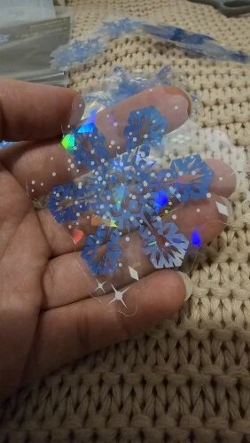 Shanbu 20 pièces/sac vent neige autocollant PET Laser adhésif Collage déco main compte esthétique plume papeterie autocollant Scrapbooking