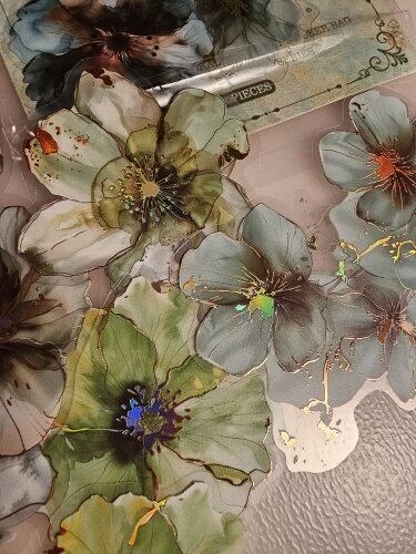 Blooming Fantasy PET Flower Sticker Pack