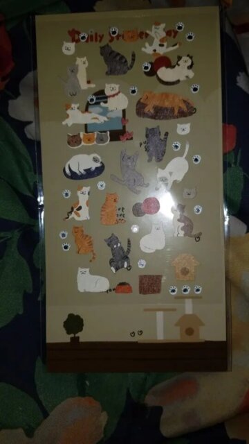 Korean Aesthetic Die-Cut Sticker Sheet