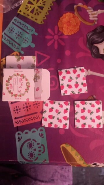 Strawberry-Themed Sticker Set
