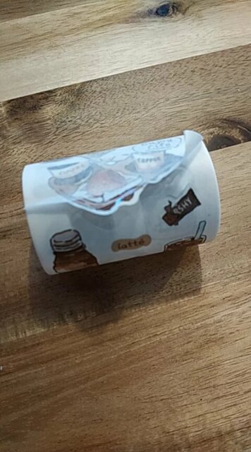 Afternoon Café Die-Cut Roll Stickers