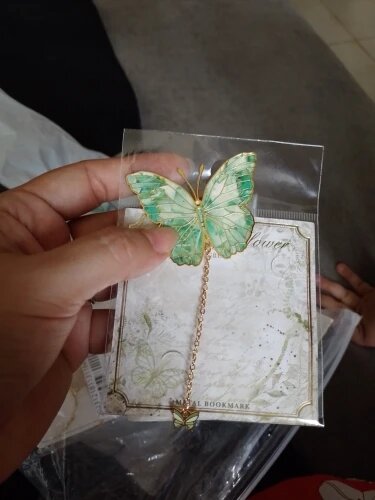 Enchanted Butterfly Metal Bookmark