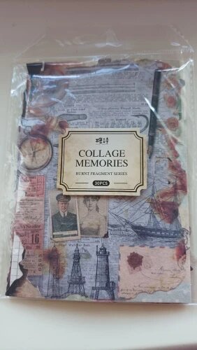Vintage Burnt Edge Decorative Paper Set