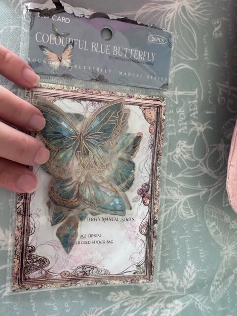 Holographic Butterfly Stickers