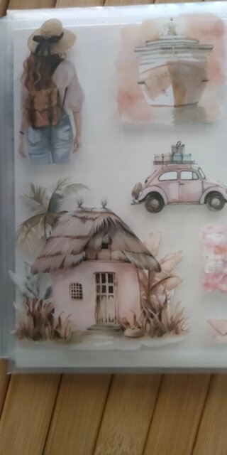 Four Seasons PET Adhesive Sticker Book