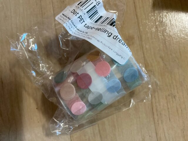 Pastel Dot Decorative Washi Tape Roll