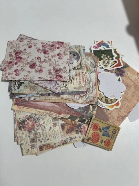 Vintage Collage Scrapbooking Kit
