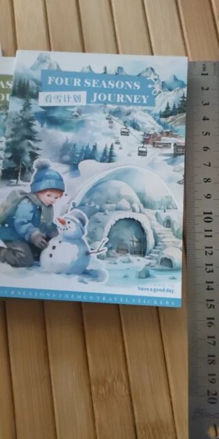 Four Seasons PET Adhesive Sticker Book