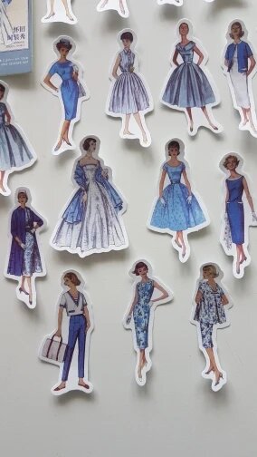Retro Fashion Washi Stickers