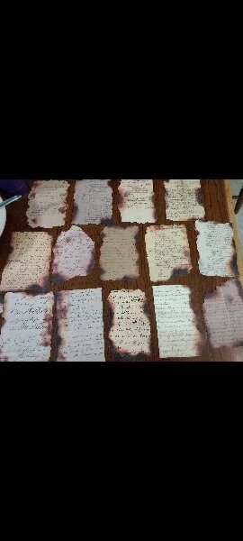 Vintage Burnt Edge Decorative Paper Set