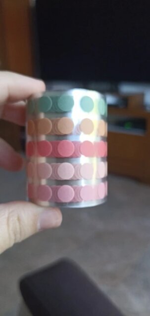 Pastel Dot Decorative Washi Tape Roll