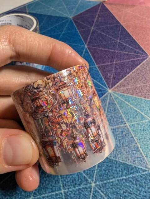 Light Surround PET Adhesive Sticker Roll
