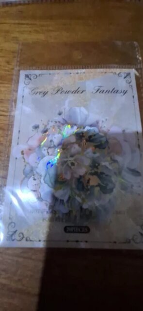 Blooming Fantasy PET Flower Sticker Pack