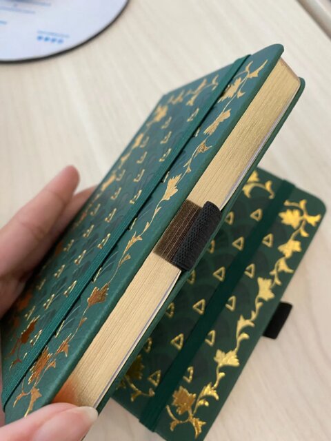 Golden Blooms A6 Notebook