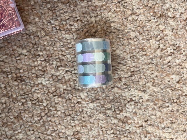 Pastel Dot Decorative Washi Tape Roll