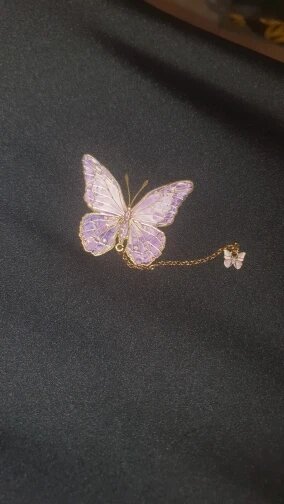 Enchanted Butterfly Metal Bookmark