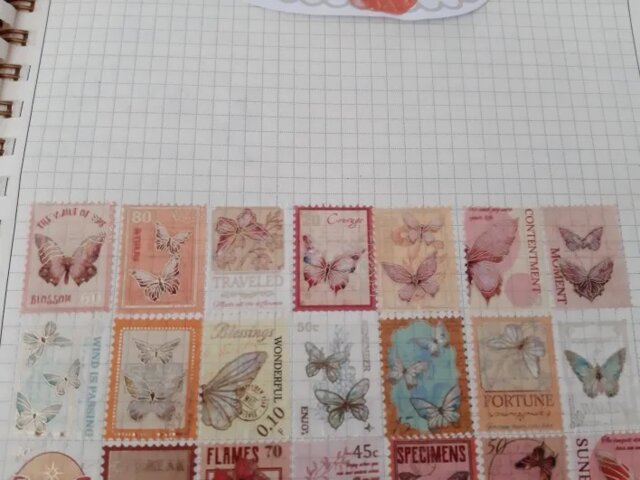 Butterfly Postage Stamp Washi Tape