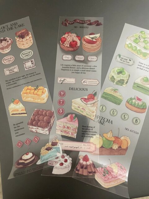 Sweet Delights – PET Sticker Sheets