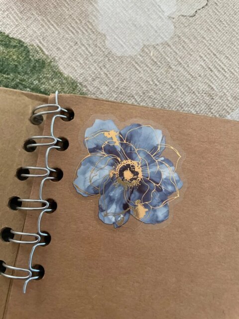 Blooming Fantasy PET Flower Sticker Pack