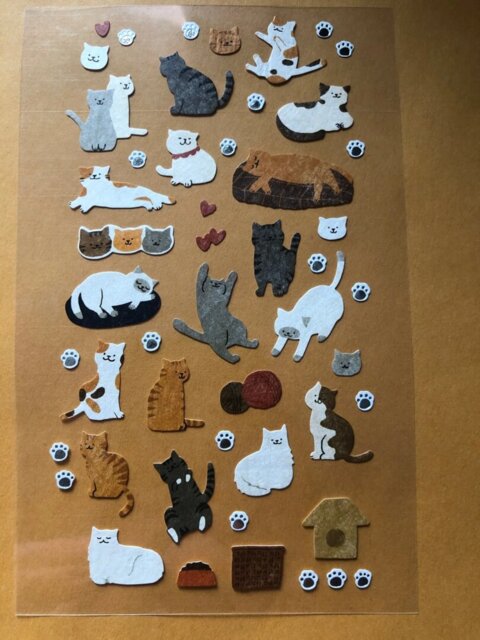 Korean Aesthetic Die-Cut Sticker Sheet
